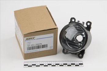 379 р. Универсальная противотуманная фара SAT (LH=RH) Ford Focus 3 седан рестайлинг (2014-2019) (Галогенная)  с доставкой в г. Чебоксары. Увеличить фотографию 2
