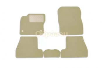 Комплект ковриков салона Autofamily CITROEN C1  P (2008-2012) хэтчбэк 5 дв. 1-ый рестайлинг (Цвет: бежевый)