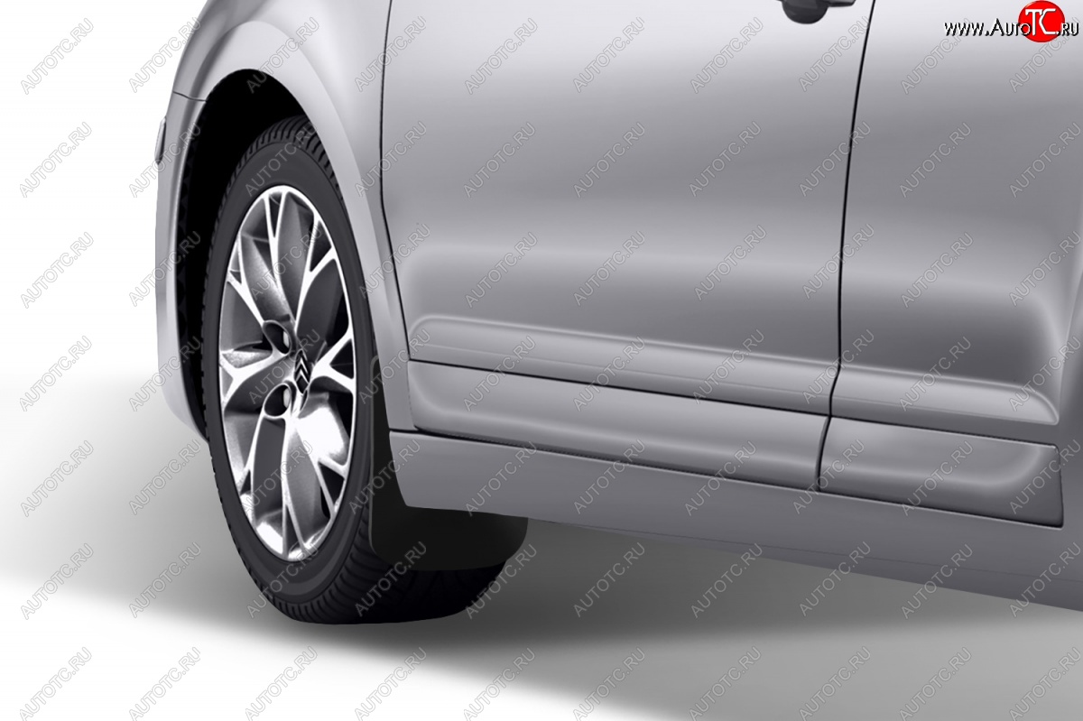 4 799 р. Передние брызговики Frosch  CITROEN C4  B7 (2011-2018) хэтчбэк 5 дв., седан дорестайлинг  с доставкой в г. Чебоксары