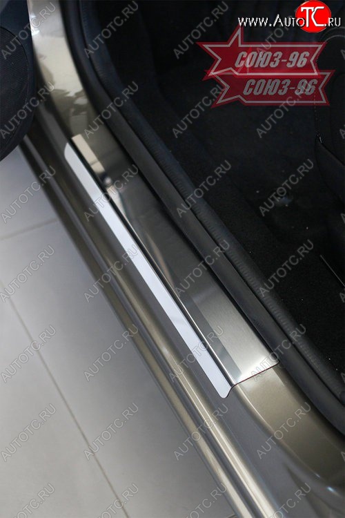 2 609 р. Накладки на внутренние пороги Souz-96  CITROEN C4 picasso  UD (2006-2014) минивэн  с доставкой в г. Чебоксары