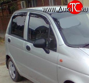 629 р. Дефлекторы окон (ветровики) Novline 4 шт Daewoo Matiz M100 дорестайлинг (1998-2000)  с доставкой в г. Чебоксары