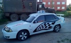 3 099 р. Высокий универсальный спойлер Кураж Cadillac CTS седан (2002-2007) (Без места под стоп сигнал, Неокрашенный)  с доставкой в г. Чебоксары. Увеличить фотографию 5