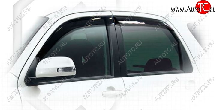 2 079 р. Дефлектора окон CA-Plastiс Daihatsu Be-Go J200 рестайлинг (2008-2016) (Classic полупрозрачный)  с доставкой в г. Чебоксары