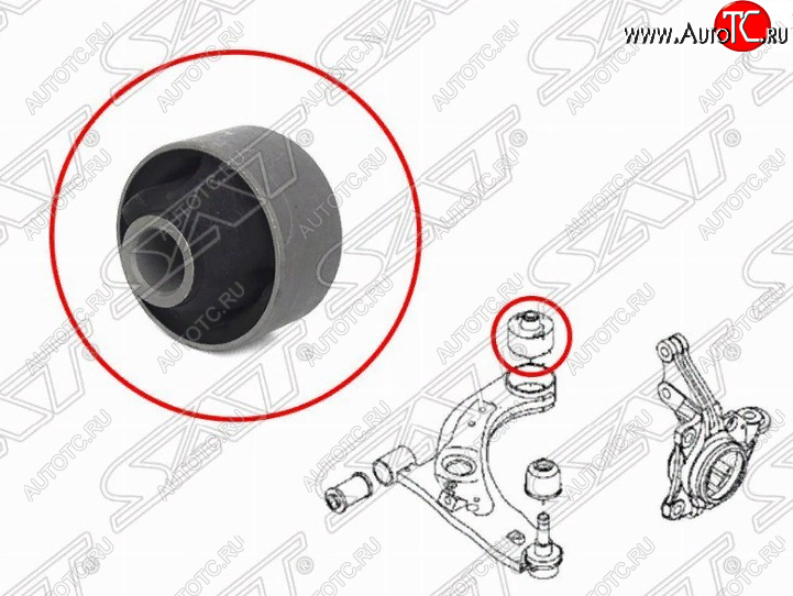 419 р. Сайлентблок переднего рычага SAT (задний вертикальный) Daihatsu Boon M300 хэтчбэк 5 дв. дорестайлинг (2004-2006)  с доставкой в г. Чебоксары