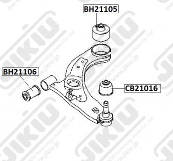 1 249 р. Пыльник шаровой опоры JIKIU Daihatsu Boon M300 хэтчбэк 5 дв. дорестайлинг (2004-2006)  с доставкой в г. Чебоксары. Увеличить фотографию 3