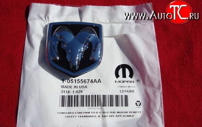 5 499 р. Эмблема крышки багажника  (05191814aa)  Dodge Caliber (2006-2012)  с доставкой в г. Чебоксары