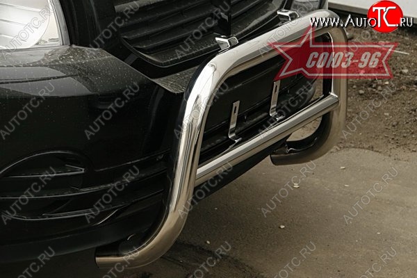 10 709 р. Защита переднего бампера Souz-96 (d60) Dodge Caliber (2006-2012)  с доставкой в г. Чебоксары