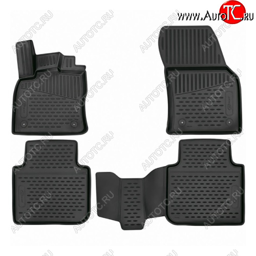 5 399 р. Комплект 3D ковриков салона Format (повышенная износостойкость). Dodge Journey JC дорестайлинг (2007-2010)  с доставкой в г. Чебоксары