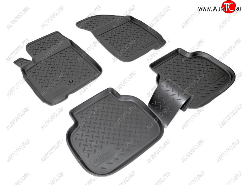 2 569 р. Комплект ковриков в салон Norplast Unidec Dodge Journey JC дорестайлинг (2007-2010) (Цвет: черный)  с доставкой в г. Чебоксары