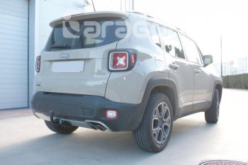 22 699 р. Фаркоп Aragon. (шар A) Jeep Compass MP дорестайлинг (2016-2022)  с доставкой в г. Чебоксары. Увеличить фотографию 2