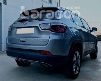 22 699 р. Фаркоп Aragon.(шар V) Jeep Compass MP дорестайлинг (2016-2022)  с доставкой в г. Чебоксары. Увеличить фотографию 4