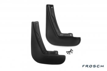 4 799 р. Передние брызговики Frosch  Fiat 500  312,FF (2007-2015) дорестайлинг хэтчбэк 3 дв.  с доставкой в г. Чебоксары. Увеличить фотографию 2