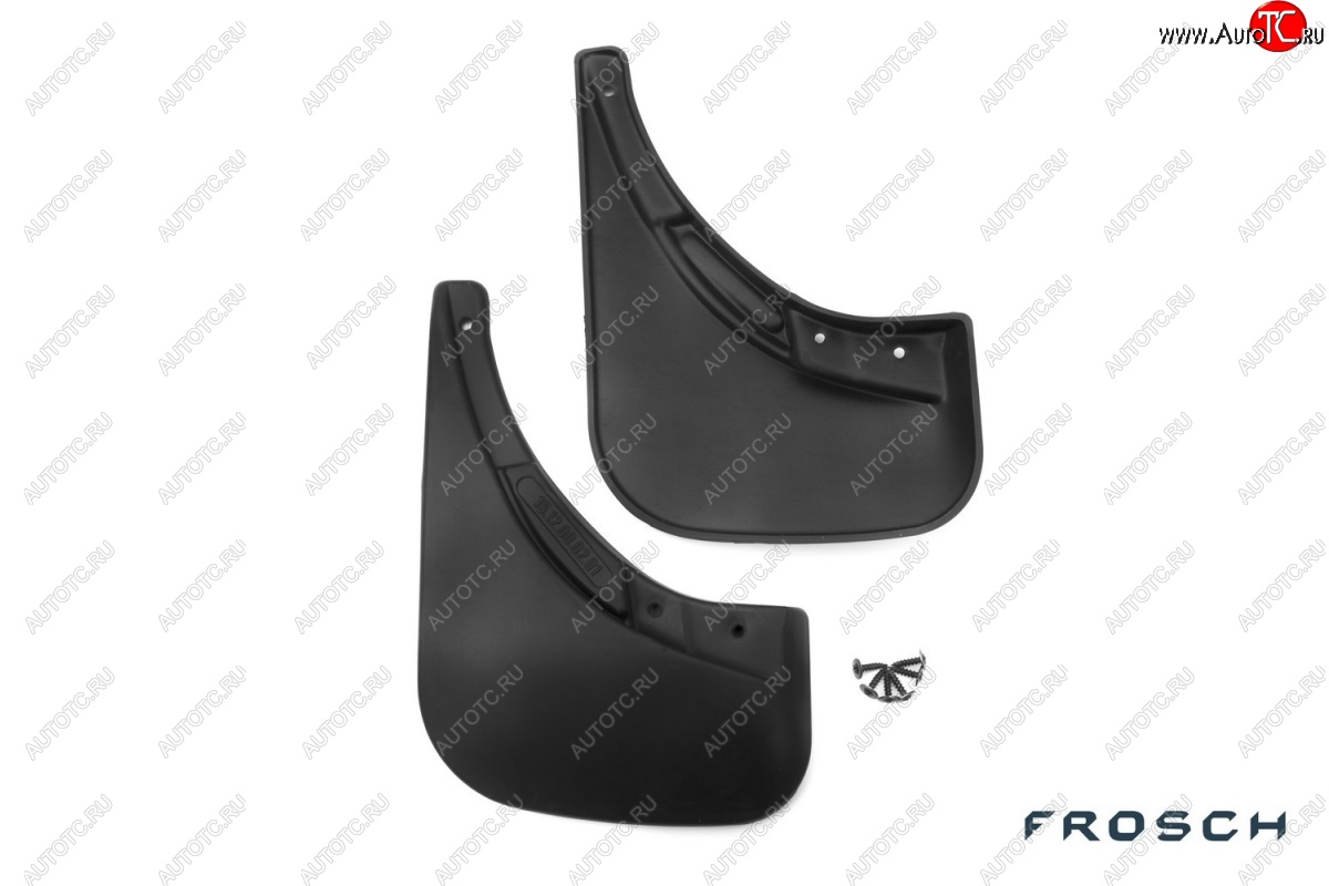 2 379 р. Брызговики задние Frosch  Fiat 500  312,FF (2007-2015) дорестайлинг хэтчбэк 3 дв.  с доставкой в г. Чебоксары