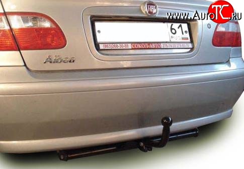8 399 р. Фаркоп Лидер Плюс Fiat Albea 170 седан (2002-2012) (Без электропакета)  с доставкой в г. Чебоксары