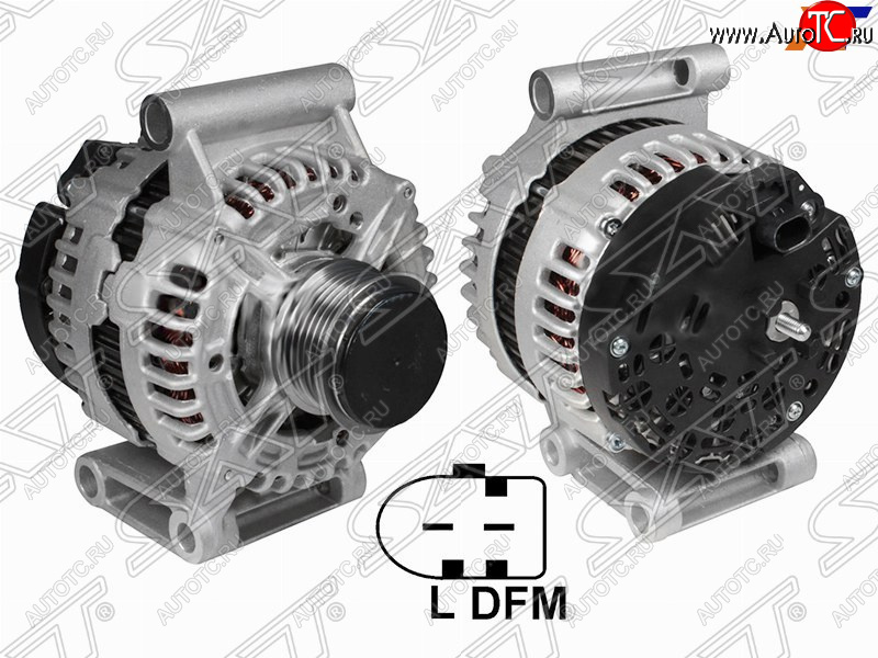 13 649 р. Генератор SAT (14V 150A, дизель, EURO 4)  CITROEN Jumper  250 (2006-2014), Fiat Ducato  250 (2006-2014), Ford Transit (2006-2014), Peugeot Boxer  250 (2006-2014)  с доставкой в г. Чебоксары