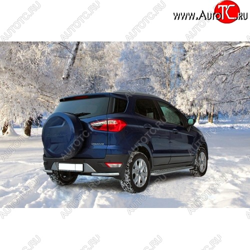 8 819 р. Защита заднего бампера уголки d42 Souz-96 Ford EcoSport дорестайлинг (2013-2019)  с доставкой в г. Чебоксары