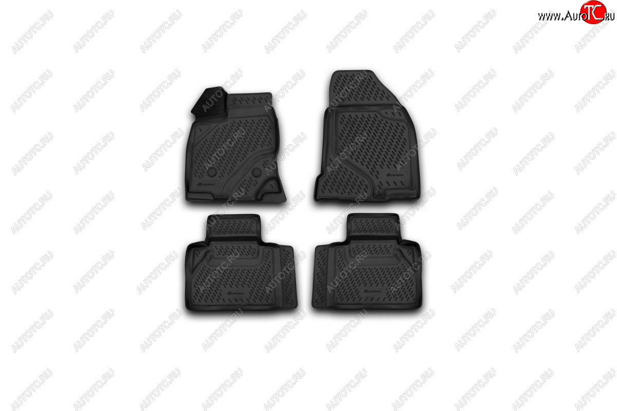 2 399 р. Комплект ковриков салона Element (полиуретан) Ford Edge U387 рестайлинг (2011-2015)  с доставкой в г. Чебоксары