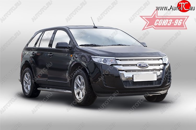 6 794 р. Декоративная вставка решетки радиатора Souz-96 Ford Edge CD539 дорестайлинг (2015-2018)  с доставкой в г. Чебоксары