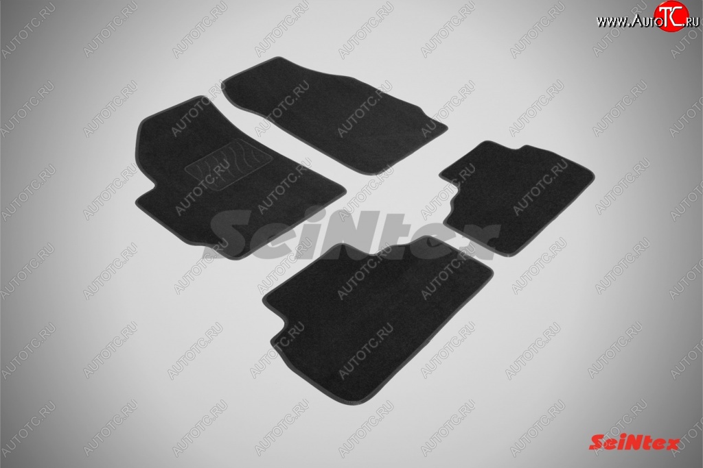 2 999 р. Износостойкие коврики в салон SeiNtex Premium LUX 4 шт. (ворсовые) Ford Escape 2 (2008-2012)  с доставкой в г. Чебоксары