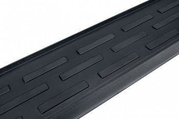 17 399 р. Пороги алюминиевые Slitkoff Ford Explorer U502 1-ый рестайлинг, 5 дв. (2015-2018) (Premium Black)  с доставкой в г. Чебоксары. Увеличить фотографию 3
