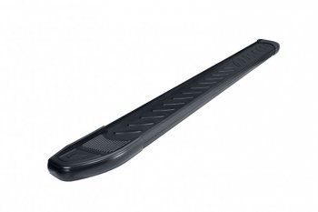 17 399 р. Пороги алюминиевые Slitkoff Ford Explorer U502 1-ый рестайлинг, 5 дв. (2015-2018) (Elite Black)  с доставкой в г. Чебоксары. Увеличить фотографию 3