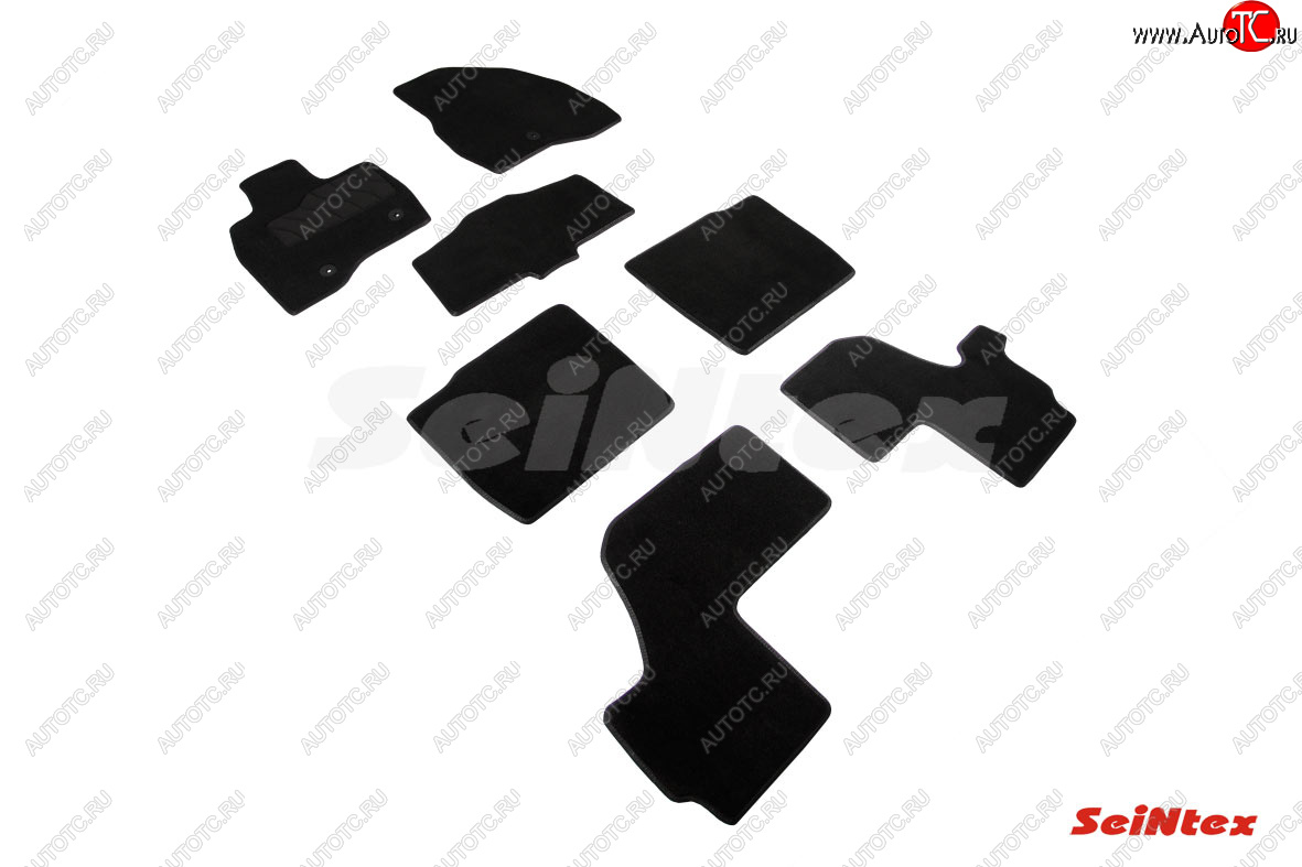 3 399 р. Текстильные коврики в салон V 15 (V3,5) SEINTEX LUX Ford Explorer U502 дорестайлинг (2010-2016)  с доставкой в г. Чебоксары