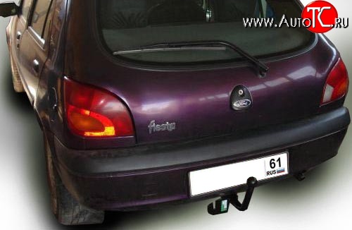 18 299 р. Фаркоп Лидер Плюс Ford Fiesta 4 хэтчбэк 5 дв. рестайлинг (1999-2001) (Без электропакета)  с доставкой в г. Чебоксары