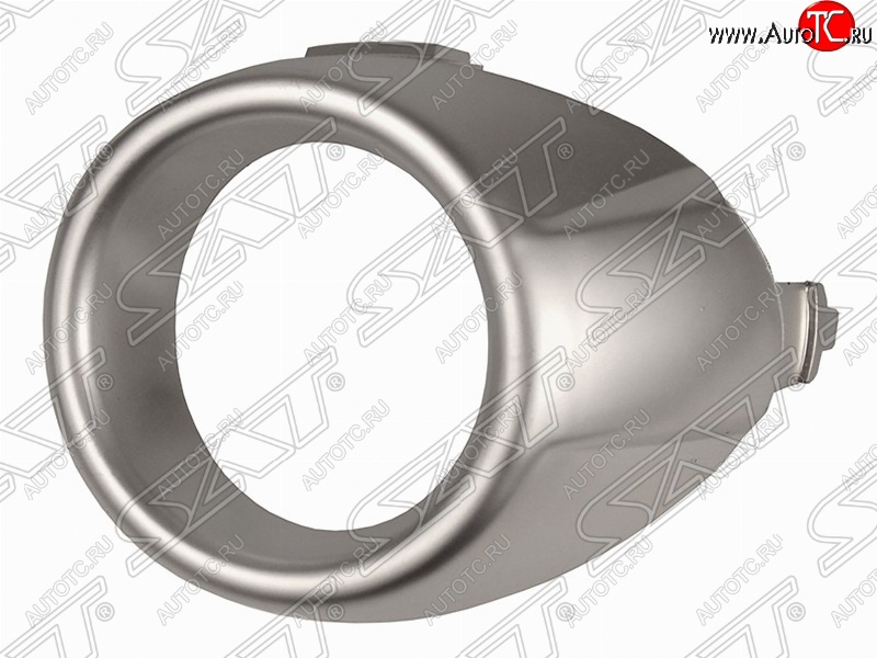 349 р. Левая оправа противотуманной фары SAT (хром) Ford Fiesta 6 хэтчбэк 5 дв. дорестайлинг (2008-2012)  с доставкой в г. Чебоксары
