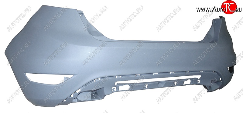 4 399 р. Задний бампер SAT  Ford Fiesta  6 (2008-2013) хэтчбэк 3 дв. дорестайлинг, хэтчбэк 5 дв. дорестайлинг (Неокрашенный)  с доставкой в г. Чебоксары