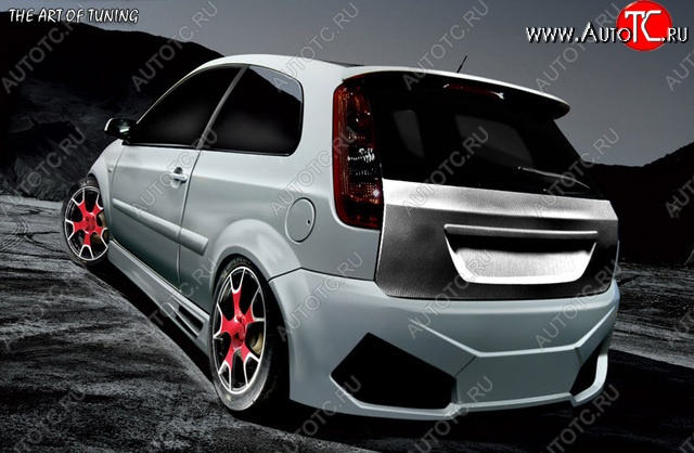 28 999 р. Задний бампер Golardo Ford Fiesta 5 хэтчбэк 5 дв. дорестайлинг (2001-2005)  с доставкой в г. Чебоксары