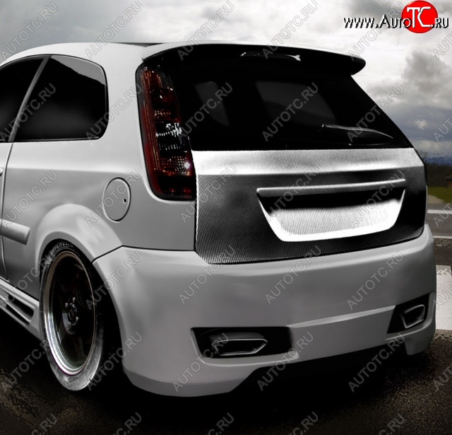 28 999 р. Задний бампер Rieger Ford Fiesta 5 хэтчбэк 5 дв. дорестайлинг (2001-2005)  с доставкой в г. Чебоксары
