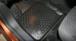2 259 р. Коврики в салон Element Ford Fiesta 6 седан рестайлинг (2012-2019) (Чёрные)  с доставкой в г. Чебоксары. Увеличить фотографию 2