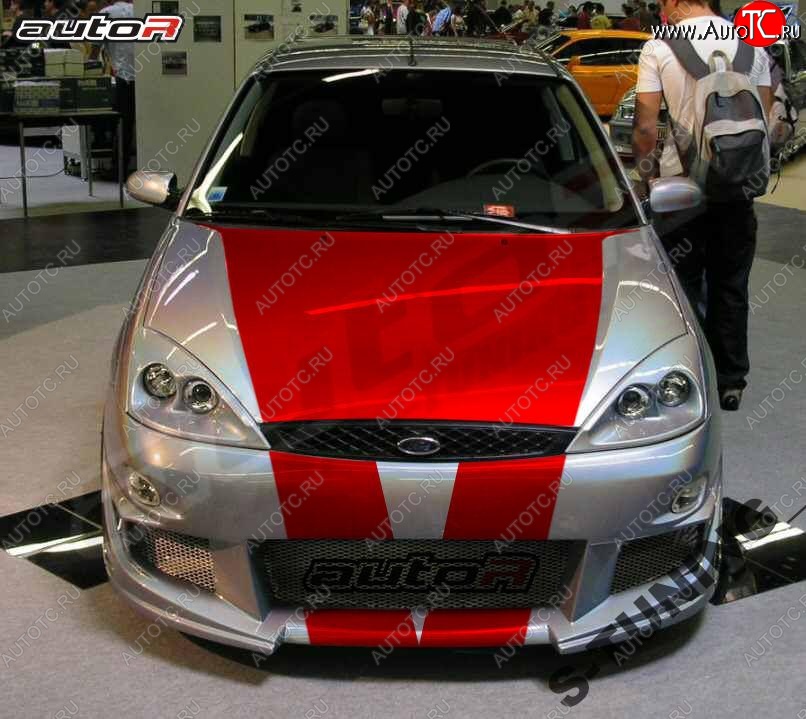 28 999 р. Передний бампер Auto-R Ford Focus 1 седан рестайлинг (2001-2005)  с доставкой в г. Чебоксары