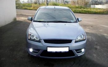 Реснички на фары KURAJ (узкие) Ford Focus 2 хэтчбэк 5 дв. дорестайлинг (2004-2008)