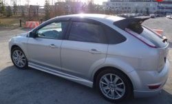 6 599 р. Пороги накладки Loder 1899 Ford Focus 2 хэтчбэк 3 дв. рестайлинг (2007-2011) (Неокрашенные)  с доставкой в г. Чебоксары. Увеличить фотографию 6