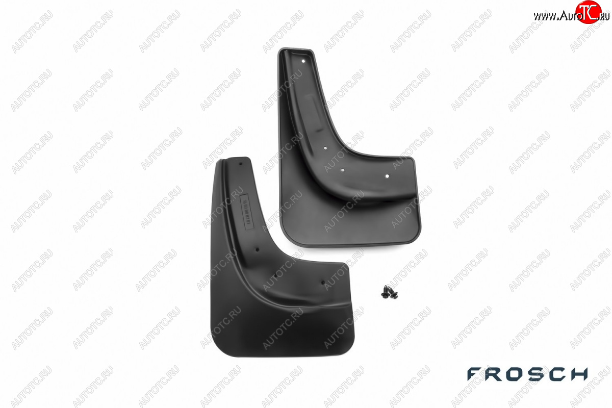 1 149 р. Задние брызговики NovLine 2 шт Ford Focus 2 хэтчбэк 3 дв. дорестайлинг (2004-2007)  с доставкой в г. Чебоксары
