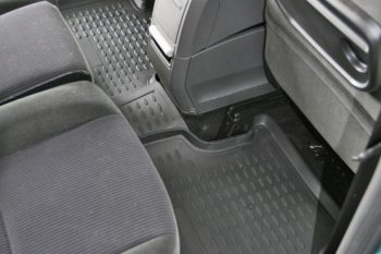 1 999 р. Коврики в салон (полиуретан) Element Ford Focus 2  седан дорестайлинг (2004-2008)  с доставкой в г. Чебоксары. Увеличить фотографию 3