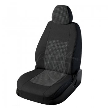 5 999 р. Чехлы для сидений (Ghia Titanium) Lord Autofashion Турин (жаккард) Ford Focus 2 универсал рестайлинг (2007-2011) (Черный, вставка Люкс-77)  с доставкой в г. Чебоксары. Увеличить фотографию 3