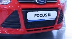 1 839 р. Сетка на бампер Novline Ford Focus 3 универсал дорестайлинг (2010-2015)  с доставкой в г. Чебоксары. Увеличить фотографию 2