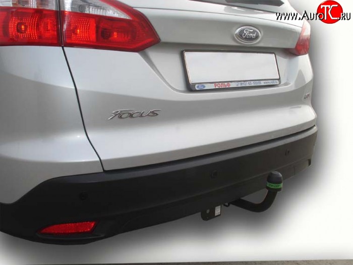 8 249 р. Фаркоп Лидер Плюс Ford Focus 3 универсал дорестайлинг (2010-2015) (Без электропакета)  с доставкой в г. Чебоксары