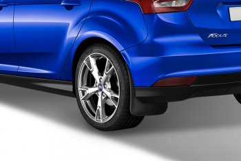 2 299 р. Брызговики задние Frosch  Ford Focus  3 (2014-2019) хэтчбэк рестайлинг  с доставкой в г. Чебоксары. Увеличить фотографию 2