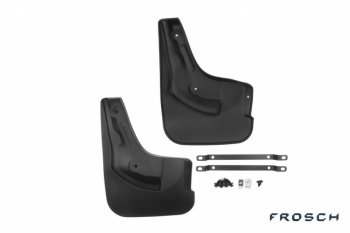 2 379 р. Брызговики задние Frosch  Ford Focus  3 (2014-2019) седан рестайлинг  с доставкой в г. Чебоксары. Увеличить фотографию 2