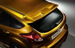 4 549 р. Спойлер ST Ford Focus 3 хэтчбэк дорестайлинг (2010-2015) (Неокрашенный)  с доставкой в г. Чебоксары. Увеличить фотографию 3