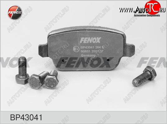 1 499 р. Колодка заднего дискового тормоза FENOX Ford Mondeo Mk4,DG дорестайлинг, универсал (2007-2010)  с доставкой в г. Чебоксары