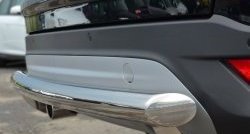 13 449 р. Одинарная защита заднего бампера из трубы диаметром 63 мм SLITKOFF  Ford Kuga  2 (2013-2016) дорестайлинг  с доставкой в г. Чебоксары. Увеличить фотографию 3