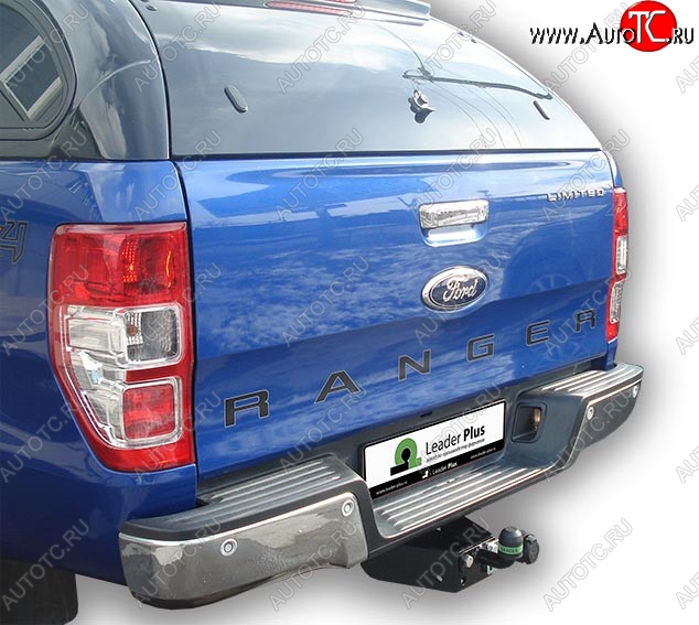 9 449 р. Фаркоп (Limited, Wildtrak) Лидер Плюс. Ford Ranger RapCab рестайлинг (2015-2021) (Без электропакета)  с доставкой в г. Чебоксары