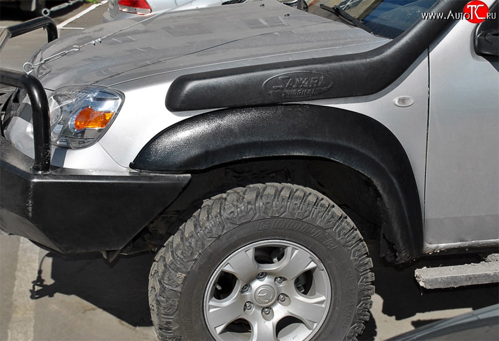 19 399 р. Накладки на колёсные арки RA (комплект)  Ford Ranger (2006-2009), Mazda BT-50 (2006-2011) (Поверхность: шагрень)  с доставкой в г. Чебоксары