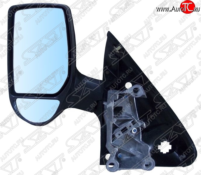 2 599 р. Боковое левое зеркало заднего вида SAT (механическое) Ford Transit цельнометаллический фургон (2006-2014) (Неокрашенное)  с доставкой в г. Чебоксары