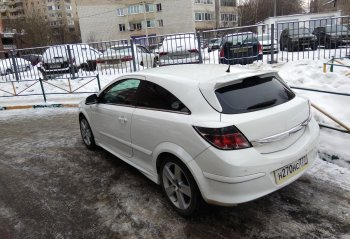 4 049 р. Спойлер на дверь багажника Global Tuning Opel Astra H GTC хэтчбек 3 дв. рестайлинг (2006-2011) (Неокрашенный)  с доставкой в г. Чебоксары. Увеличить фотографию 11