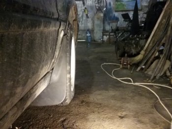 779 р. Универсальные передние брызговики (широкие) ПТП64 Uni4  Jeep Gladiator JT Double Cab дорестайлинг (2020-2024)  с доставкой в г. Чебоксары. Увеличить фотографию 6